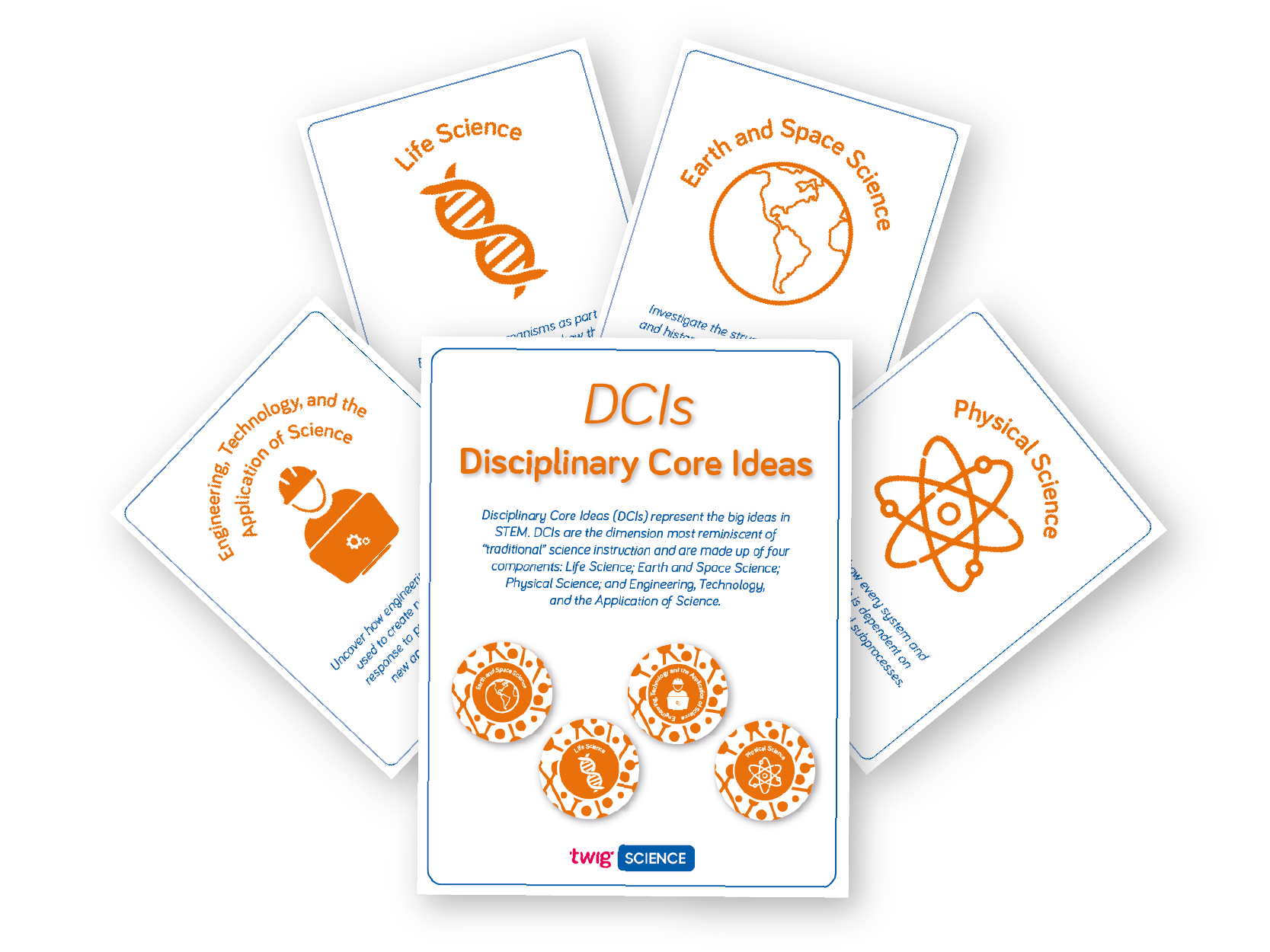 A collation of five downloadable DCI classroom posters