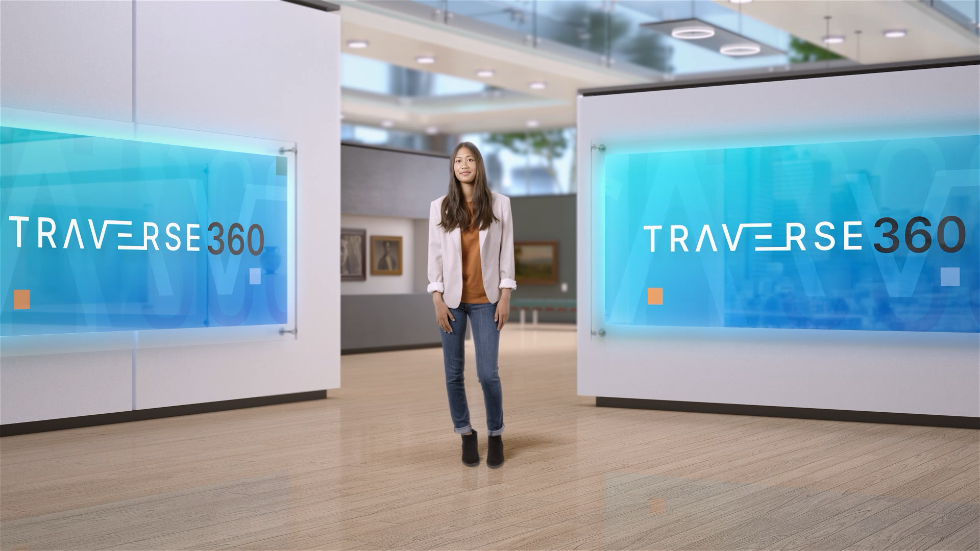 An example of a video lesson in Traverse.